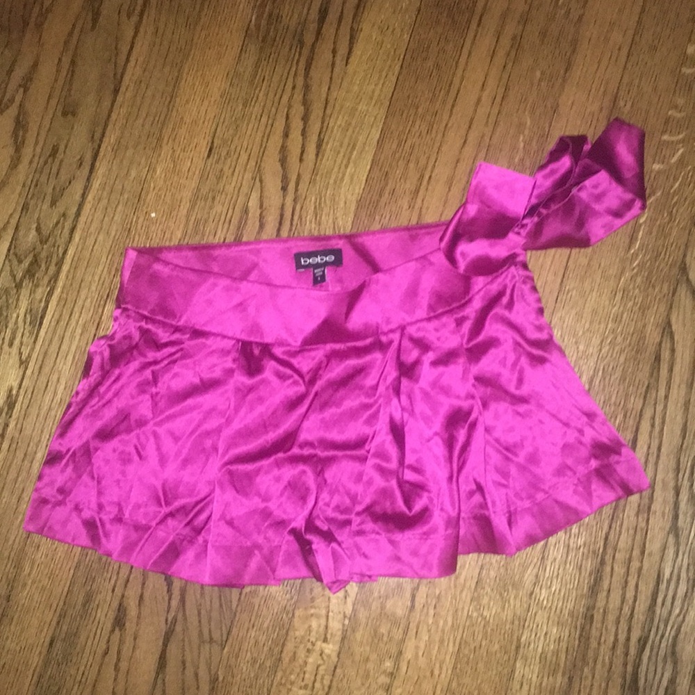 Pink flowy shorts